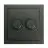 EcoDim Dimmerknopf DUO Busch-Jaeger Future Linear incl. Drehbare Abdeckplatte