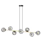 Emibig Pendelleuchte Gravity Stahl Schwarz | Geeignet für 8x E14 - Max 10W
