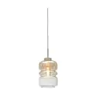 It's about RoMi Pendelleuchte Verona Glas Braun | Geeignet für 1x E27 